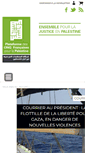 Mobile Screenshot of plateforme-palestine.org